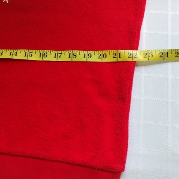 Xhilaration Red With Glittery White "Treat Yourself" Sweatshirt Size XL! - Picture 10 of 15